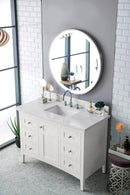 James Martin Palisades 48" Single Bathroom Vanity, Bright White
