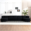 Upholstered Sofa Free Combined Sofa Couch With 2 Chaise Lounge And Five Back Pillows For Living Room by HouseOfZazla