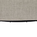 Solitude - Skirted Swivel Accent Chair With Hemp Like