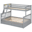 Bunk Bed With Drawers, Convertible Storage Bed by Unique Piece Furniture