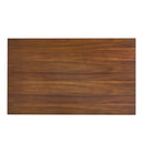 Industrial Style Indoor Dining Table With Metal Legs - Walnut / Black by HouseOfZazla