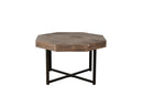 Wood Octagonal Vintage Patchwork Coffee Table by HouseOfZazla