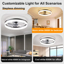 19.7" LED Ceiling Fan Light with Remote & App Control