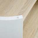 End Table with 2-Layer Storage Shelves