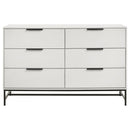Sonora 6-drawer Bedroom Dresser White
