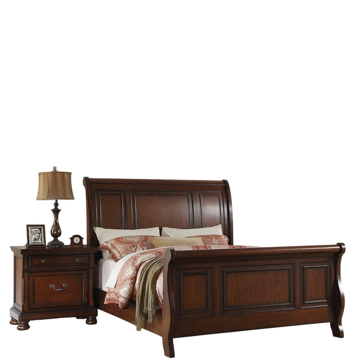 3 Piece Bedroom Set, Bed With 2 Nightstands, photo 11 of 32