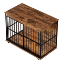 Large Wooden Dog Crate Furniture