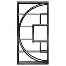 5 Tier Etagere Bookshelf With 8 Open Shelves Organizer For Living Room by HouseOfZazla