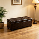 Elegant Tufted Storage Ottoman Bench by HouseOfZazla