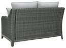 Elite Park - Loveseat w/Cushion - Gray