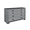 Isaiah - 5 Piece Bedroom Set With TV Lift-LED, Speakers And Fireplace by HouseOfZazla