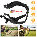Tactical Shotgun Sling 2 Point Gun Sling Adjustable Shoulder Strap Rifle Shotgun Belts w/ 15-Shell Holders
