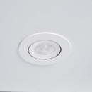 4-Tier Glass Display Cabinet, Double Door Glass Cabinet, Four Partitions, Two Locks, Floor Standing Storage Cabinet for Living Room, Bedroom, Showroom and Office, White, 31.5"L x 14.2"W x 66.3"H