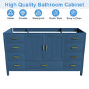 60" Bathroom Vanity Base Cabinet with 2 Soft-Close Double Doors