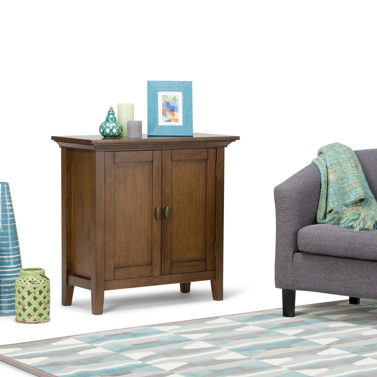 Redmond - Handcrafted Low Storage Cabinet, photo 9 of 33