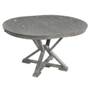 Dining Set With Extendable Round Table And 4 Upholstered Chairs by HouseOfZazla