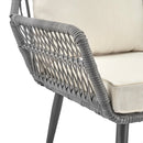 Cannes - 3 Piece Outdoor Patio Conversation Set by HouseOfZazla