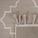 Guros - 8' X 10' Trellis Indoor / Outdoor Area Rug - Ivory by HouseOfZazla