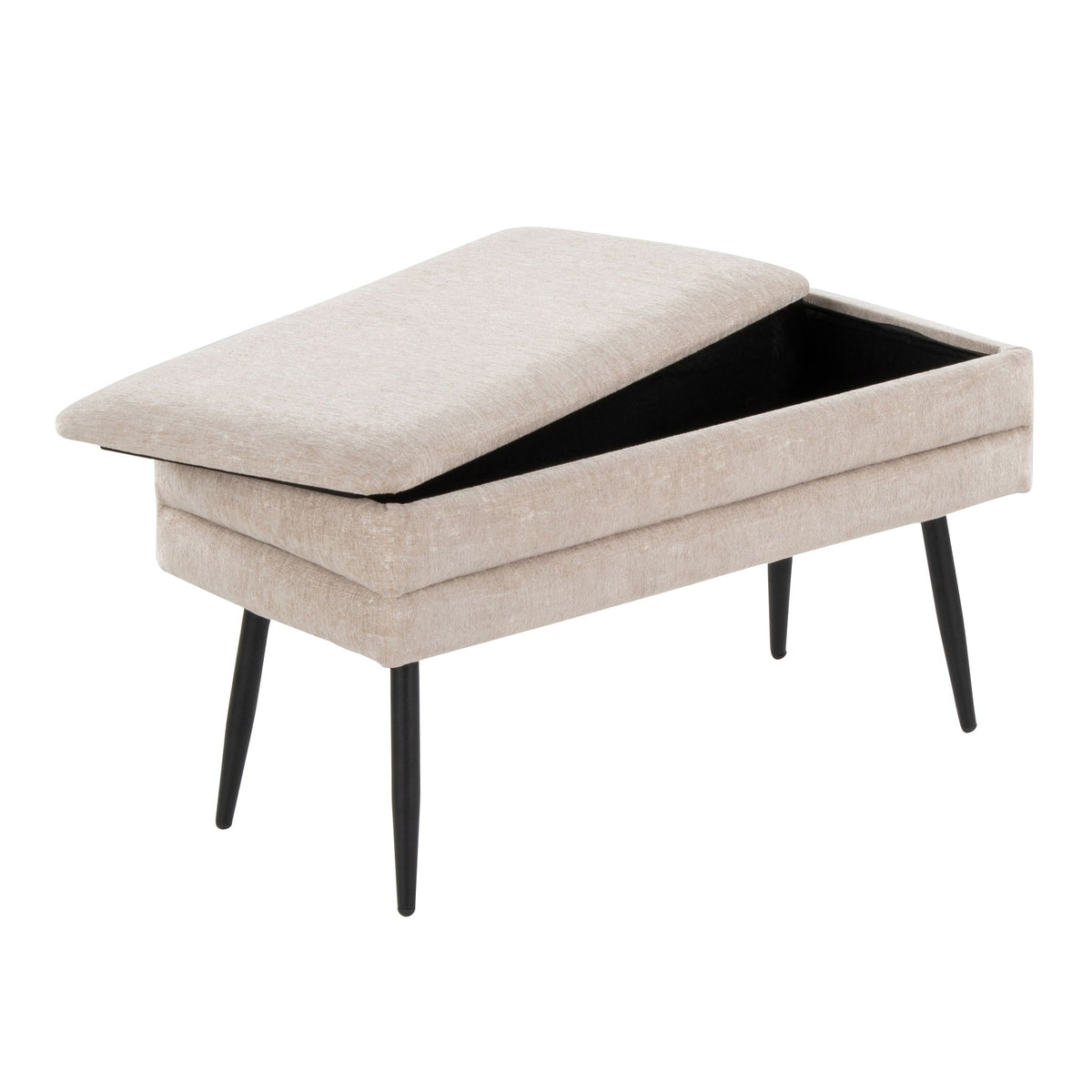 Neapolitan - Contemporary Storage Bench, photo 3 of 8