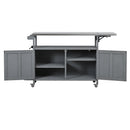 Foldable Outdoor Kitchen Island Patio Mobile Kitchen Cart