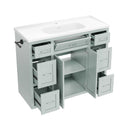 48" Mint Green Bathroom Vanity