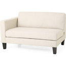 Comfy 3-Seat Sofa with Wooden Legs, Modern Style for Living Room and Study
