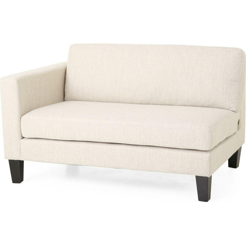 Comfy 3-Seat Sofa with Wooden Legs, Modern Style for Living Room and Study
