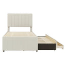 Upholstered Design Platform Bed With Trundle by HouseOfZazla