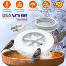 70W Outdoor Bird Bath Heater Winter Deicer with Thermostat, Auto Shutoff & Waterproof Design by GBruno Store