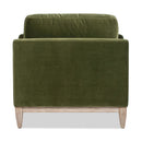 Pasadena - Wide Modern Farmhouse Accent Arm Chair - Olive Green by HouseOfZazla
