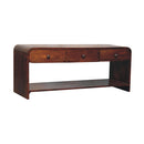 Aspen - Slim Media Unit - Dark Brown by Unique Piece Furniture