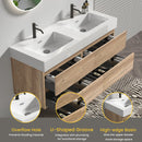 Grace 72" Bathroom Vanity with Silent DTC Soft-Closing Drawers