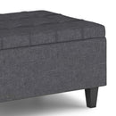 Harrison - Upholstered Coffee Table Storage Ottoman by Unique Piece Furniture