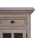 Glazed Bedside Table - Stone White by Unique Piece Furniture