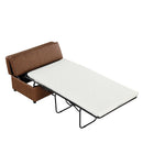 Twin Size Folding Ottoman Sleeper Bed With Mattress Convertible Guest Bed by HouseOfZazla