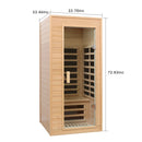 Hemlock Far Infrared Roof Embedded Indoor Sauna Room by HouseOfZazla