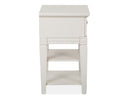 Willowbrook - Open Nightstand - Egg Shell White With Slight Rub Through by Unique Piece Furniture