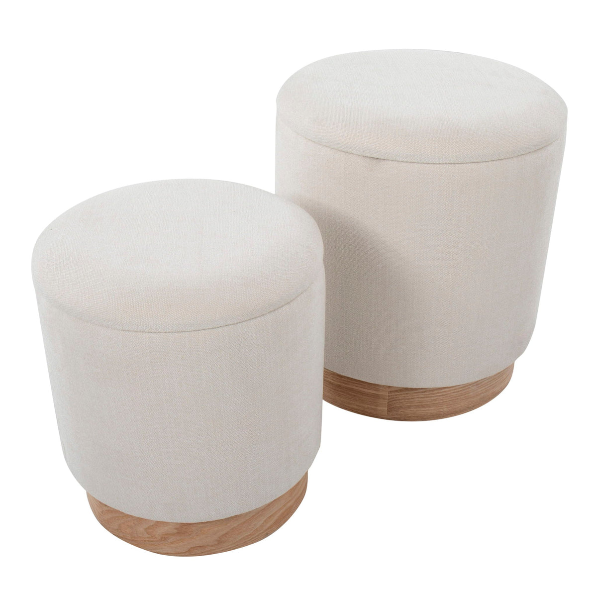 Marla - Contemporary, Nesting Ottoman Set, photo 6 of 10