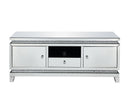 Lotus - TV Stand - Mirrored, Faux Ice Cube Crystals
