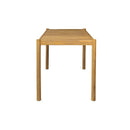 5-Piece Outdoor Patio Dining Set, Acacia Wood Rectangular Table & 4 Chairs by HouseOfZazla