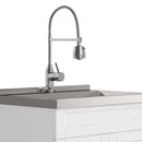 Hennessy - Deluxe Laundry Cabinet With Faucet And Stainless Steel Sink by Unique Piece Furniture