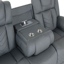 Raize - Power Living Room Set With Storage Console And Cup Holders by Unique Piece Furniture