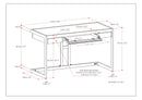 Erina - Handcrafted Desk by HouseOfZazla