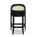 Americana - Mid-Century Modern Cane Back Counter Stool by HouseOfZazla