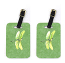 Dragonfly on Avacado Luggage Tag