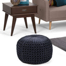 Renee - Handcrafted Round Pouf by Unique Piece Furniture