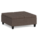 Harrison - Upholstered Coffee Table Storage Ottoman by Unique Piece Furniture