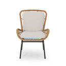 Outdoor Wicker Club Chair With Cushions (Set of 2) by HouseOfZazla