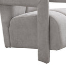 Modern Minimalist Leisure Armchair With L Shaped Armrests by HouseOfZazla
