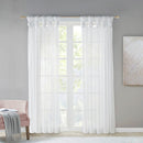 Twist Tab Voile Sheer Window Pair by HouseOfZazla